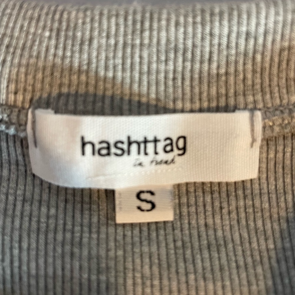 Hashttag Ribbed Henley - Picture 3 of 3